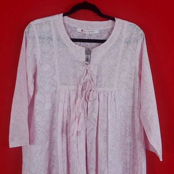 NEW RO'S GARDEN‎ Tuckernuck Seychelles Tunic Amelia Pink Size Medium - Picture 3 of 9